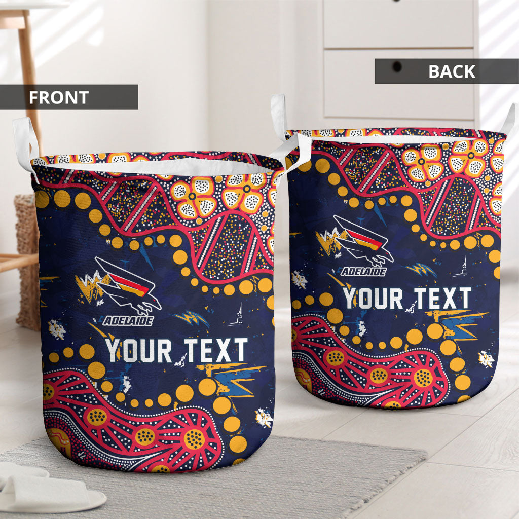 Personalized Adelaide Laundry Basket Aboriginal Pattern with Graffiti Style