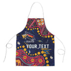 Personalized Adelaide Apron Aboriginal Pattern with Graffiti Style