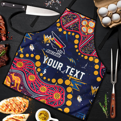 Personalized Adelaide Apron Aboriginal Pattern with Graffiti Style