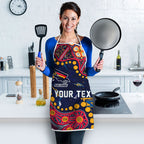 Personalized Adelaide Apron Aboriginal Pattern with Graffiti Style