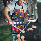Personalized Adelaide Apron Aboriginal Pattern with Graffiti Style