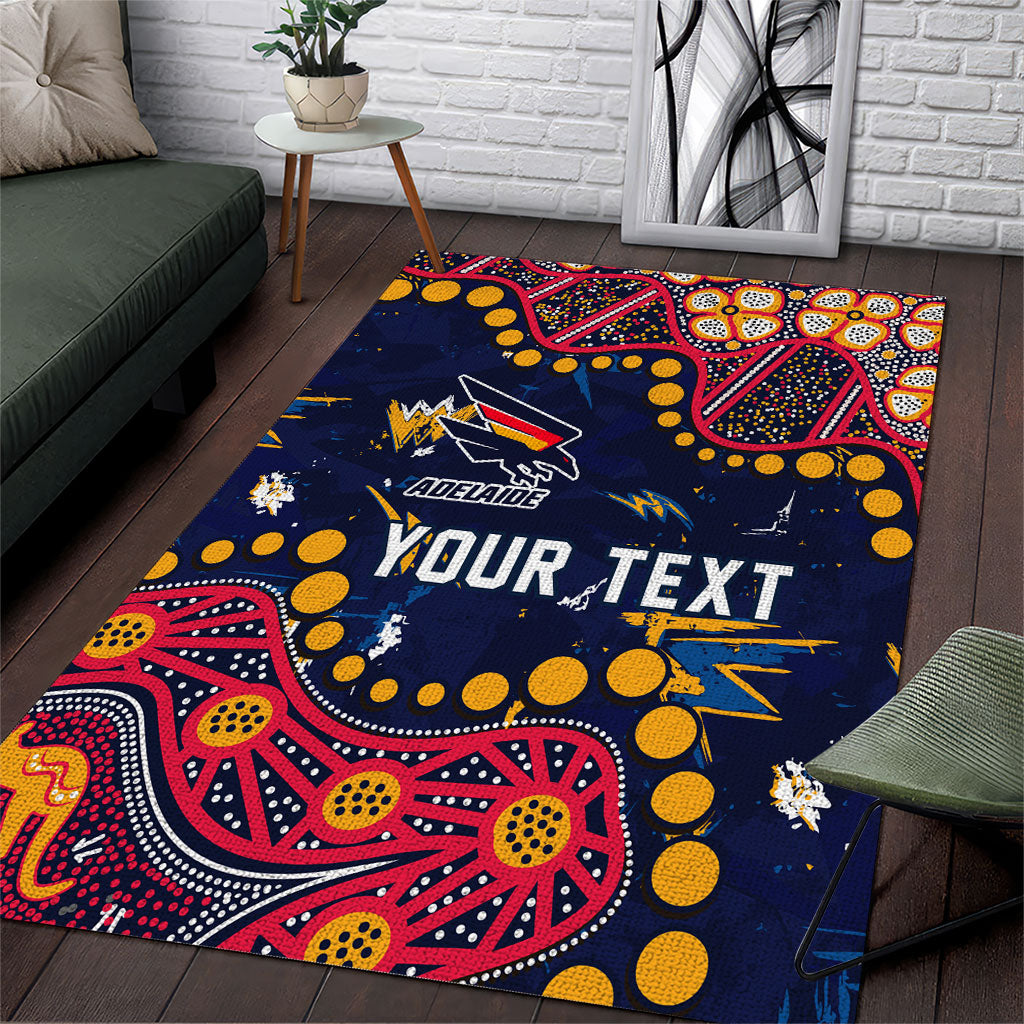 Personalized Adelaide Area Rug Aboriginal Pattern with Graffiti Style