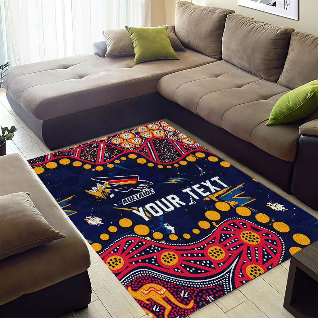 Personalized Adelaide Area Rug Aboriginal Pattern with Graffiti Style