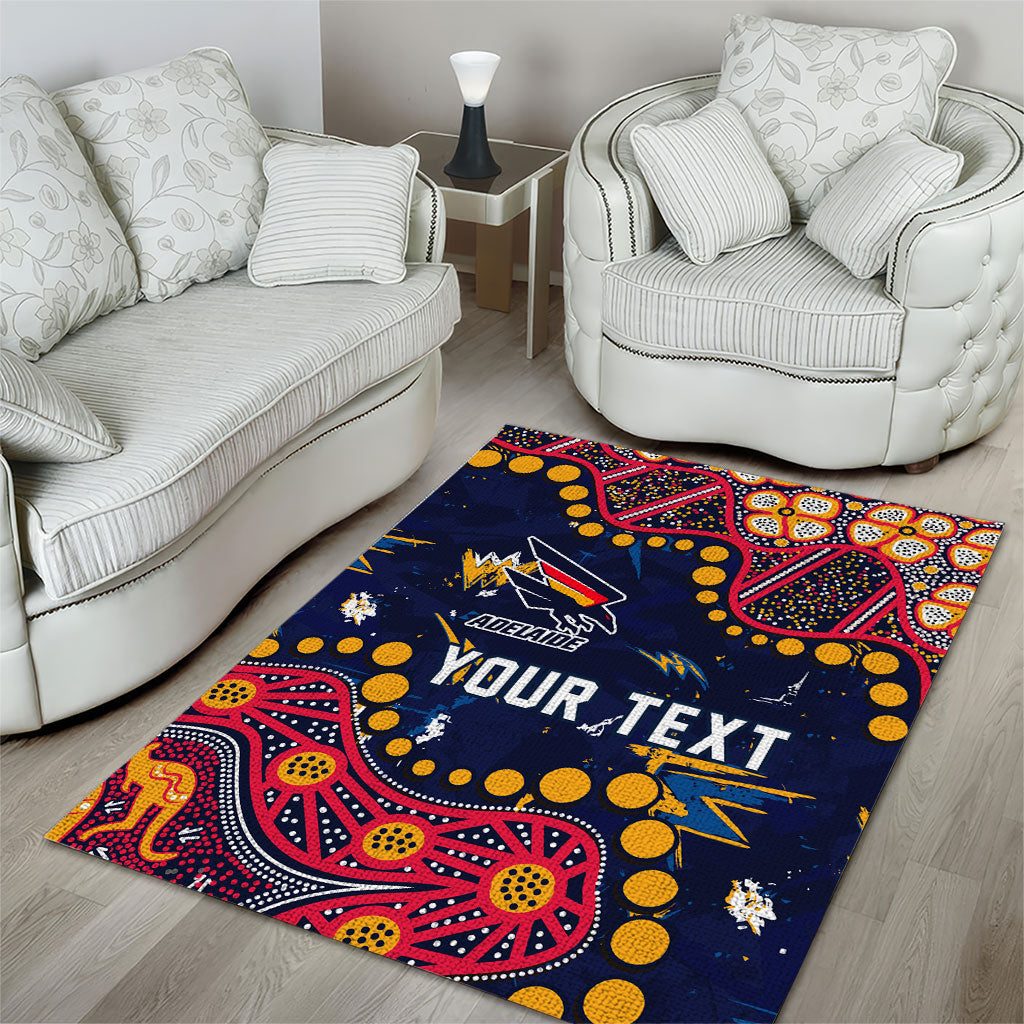 Personalized Adelaide Area Rug Aboriginal Pattern with Graffiti Style