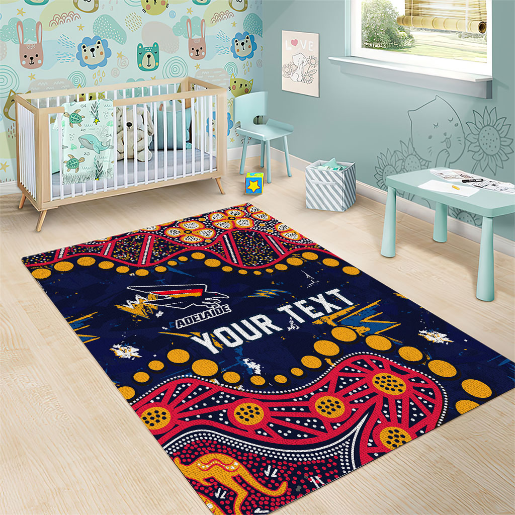 Personalized Adelaide Area Rug Aboriginal Pattern with Graffiti Style