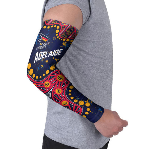 Personalized Adelaide Arm Sleeves Aboriginal Pattern with Graffiti Style