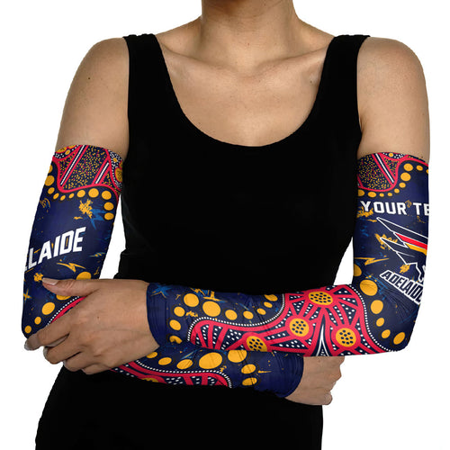 Personalized Adelaide Arm Sleeves Aboriginal Pattern with Graffiti Style