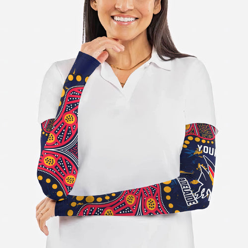 Personalized Adelaide Arm Sleeves Aboriginal Pattern with Graffiti Style