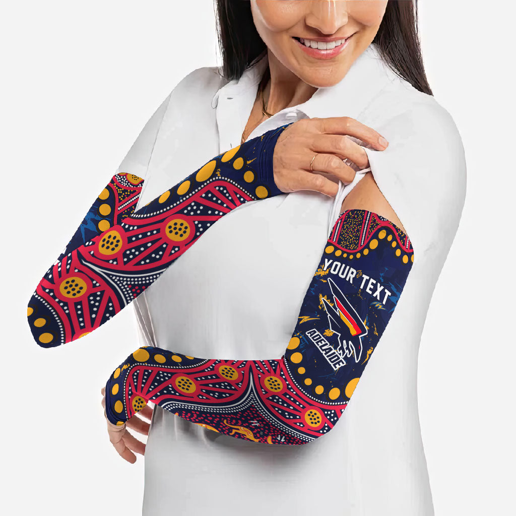 Personalized Adelaide Arm Sleeves Aboriginal Pattern with Graffiti Style
