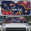 Personalized Adelaide Auto Sun Shade Aboriginal Pattern with Graffiti Style