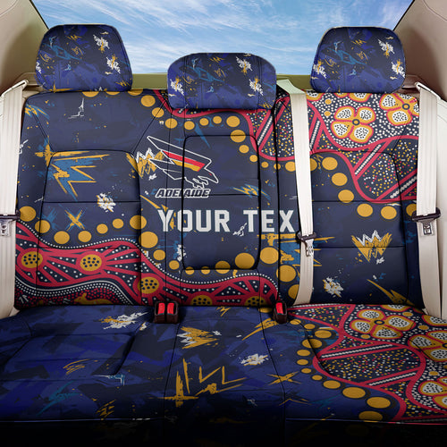 Personalized Adelaide Back Car Seat Cover Aboriginal Pattern with Graffiti Style