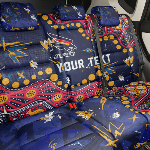 Personalized Adelaide Back Car Seat Cover Aboriginal Pattern with Graffiti Style