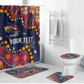 Personalized Adelaide Bathroom Set Aboriginal Pattern with Graffiti Style