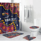 Personalized Adelaide Bathroom Set Aboriginal Pattern with Graffiti Style