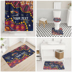 Personalized Adelaide Bathroom Set Aboriginal Pattern with Graffiti Style