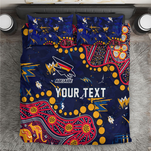 Personalized Adelaide Bedding Set Aboriginal Pattern with Graffiti Style