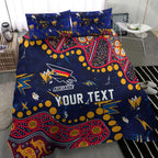 Personalized Adelaide Bedding Set Aboriginal Pattern with Graffiti Style