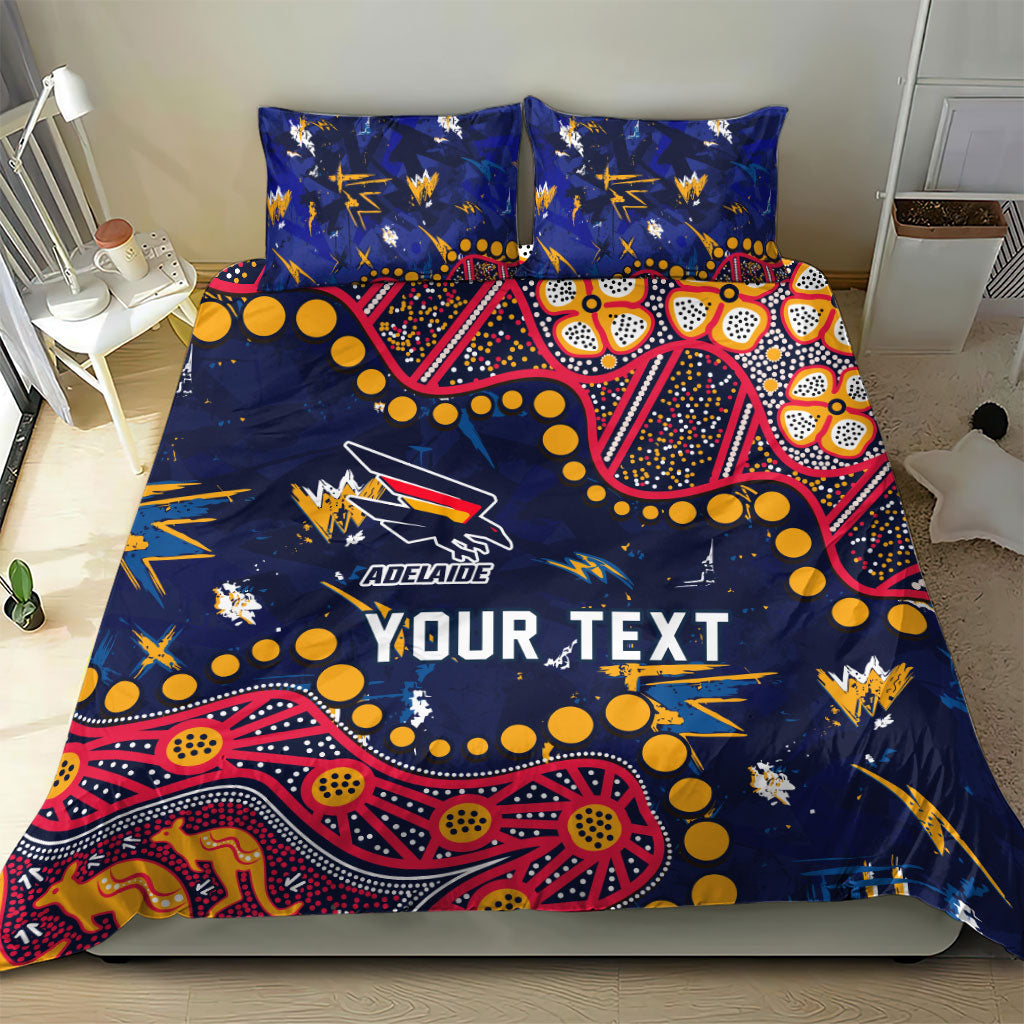 Personalized Adelaide Bedding Set Aboriginal Pattern with Graffiti Style