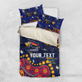 Personalized Adelaide Bedding Set Aboriginal Pattern with Graffiti Style
