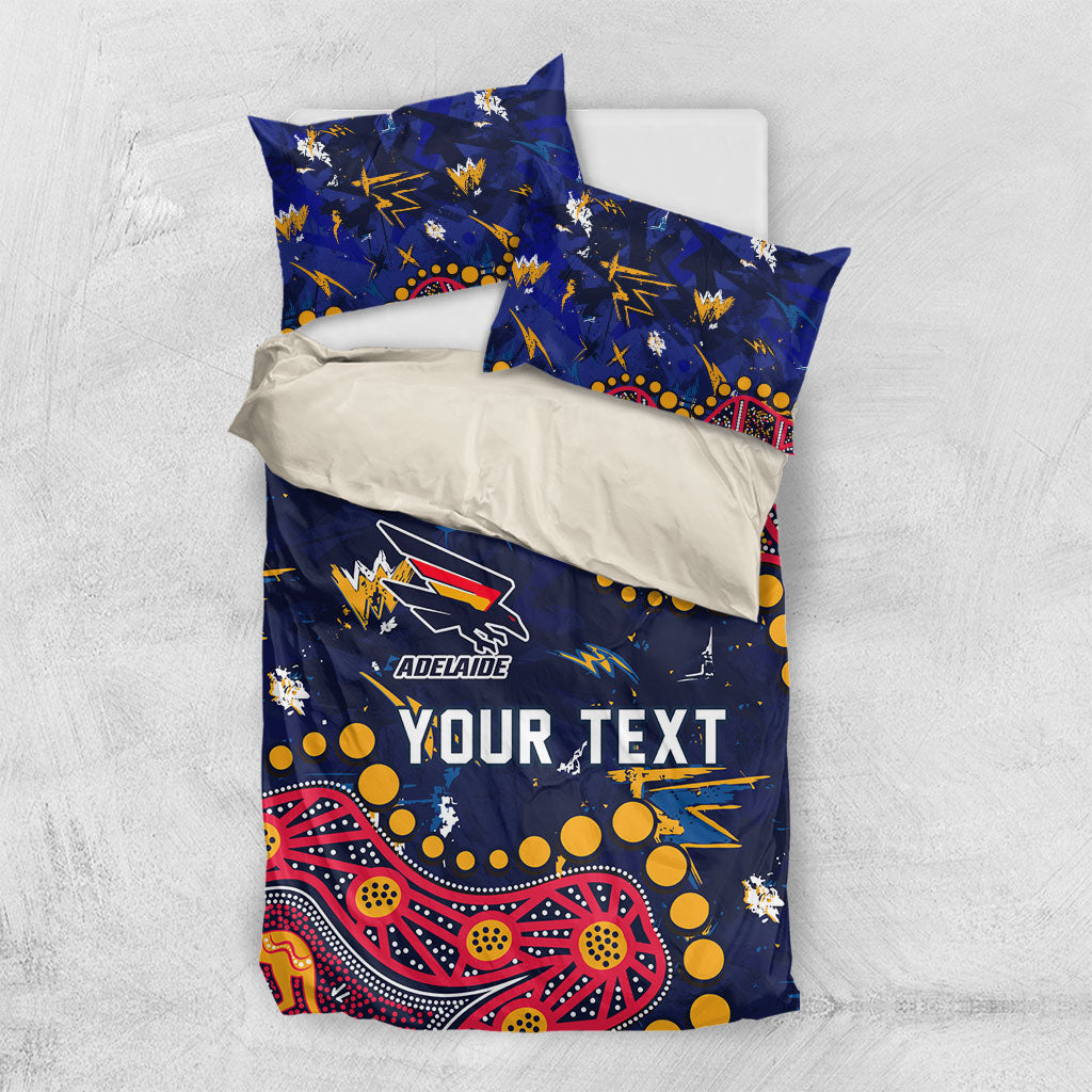 Personalized Adelaide Bedding Set Aboriginal Pattern with Graffiti Style