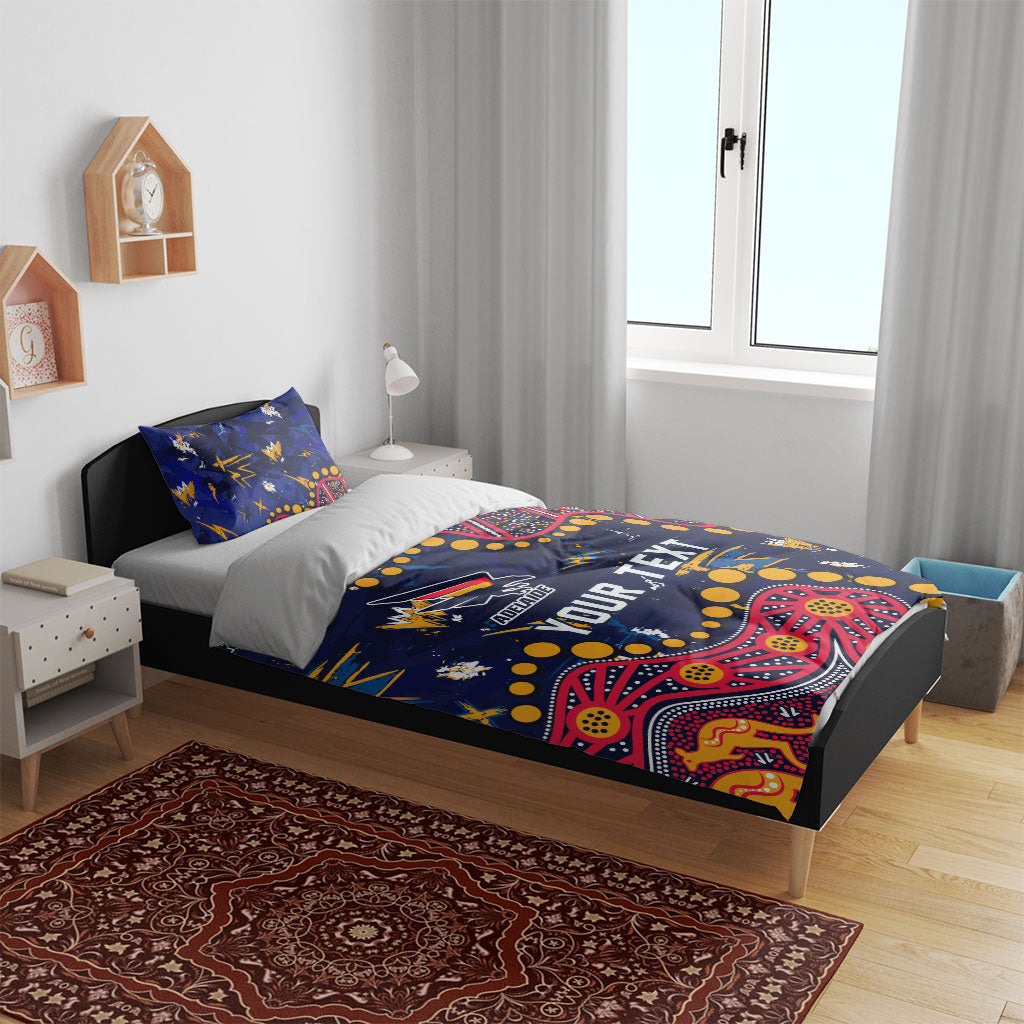 Personalized Adelaide Bedding Set Aboriginal Pattern with Graffiti Style