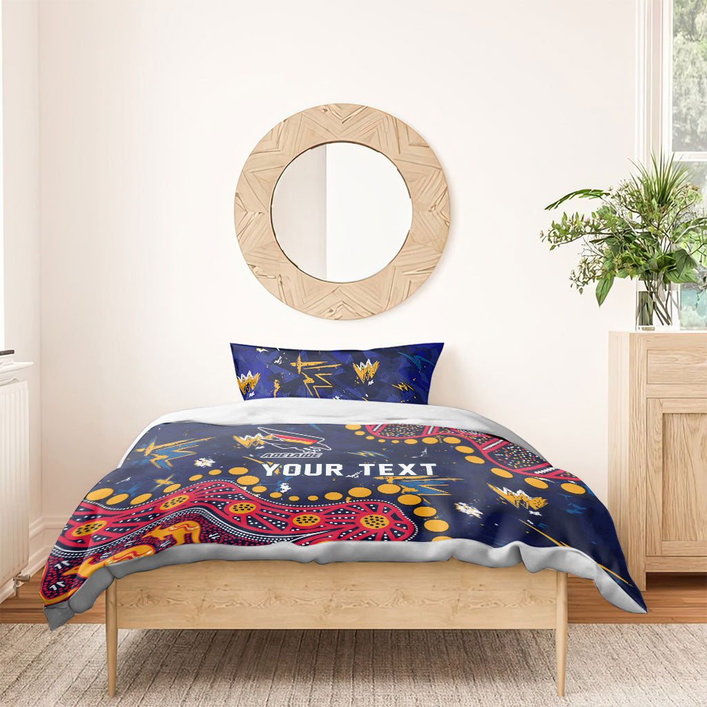 Personalized Adelaide Bedding Set Aboriginal Pattern with Graffiti Style