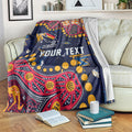 Personalized Adelaide Blanket Aboriginal Pattern with Graffiti Style