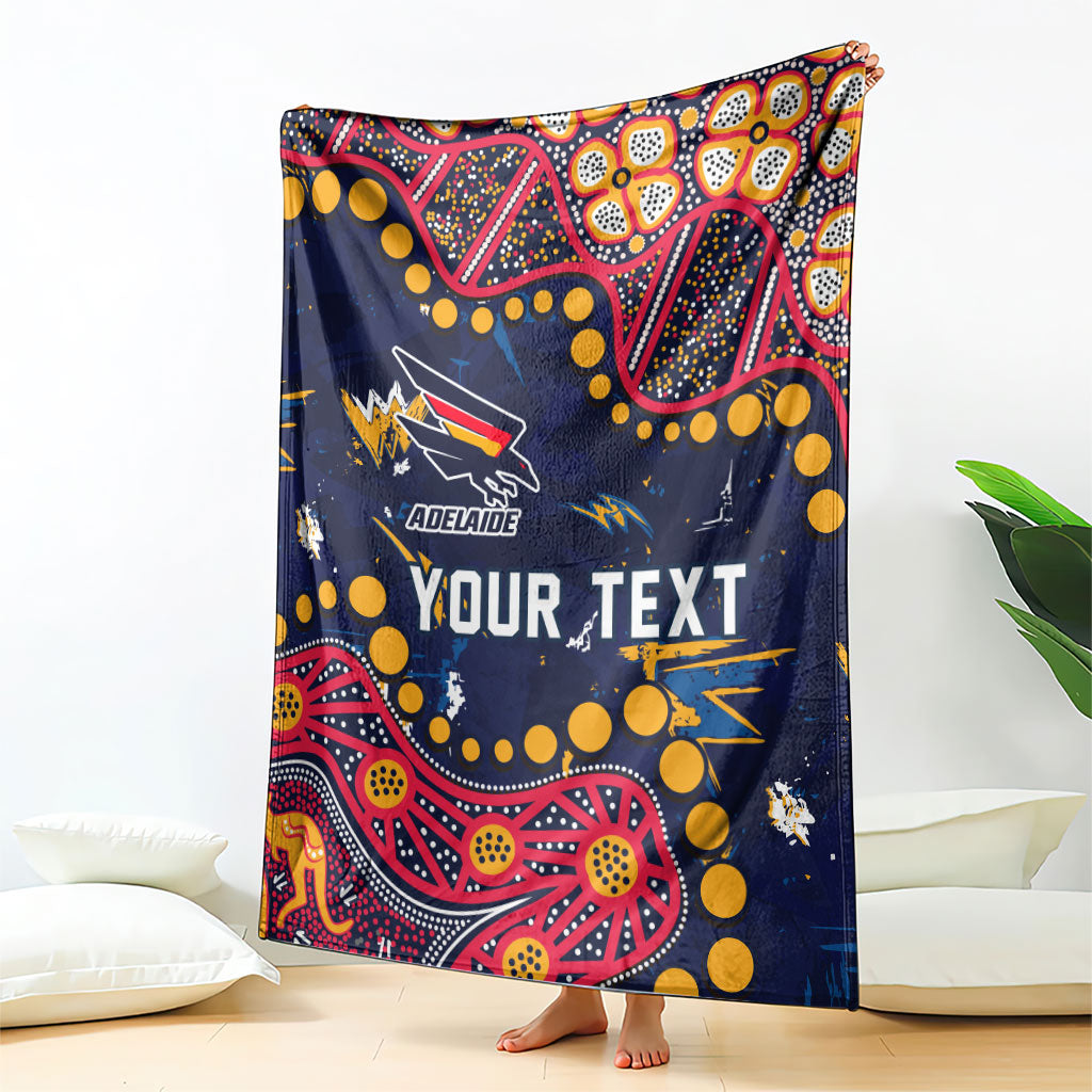Personalized Adelaide Blanket Aboriginal Pattern with Graffiti Style