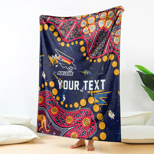 Personalized Adelaide Blanket Aboriginal Pattern with Graffiti Style