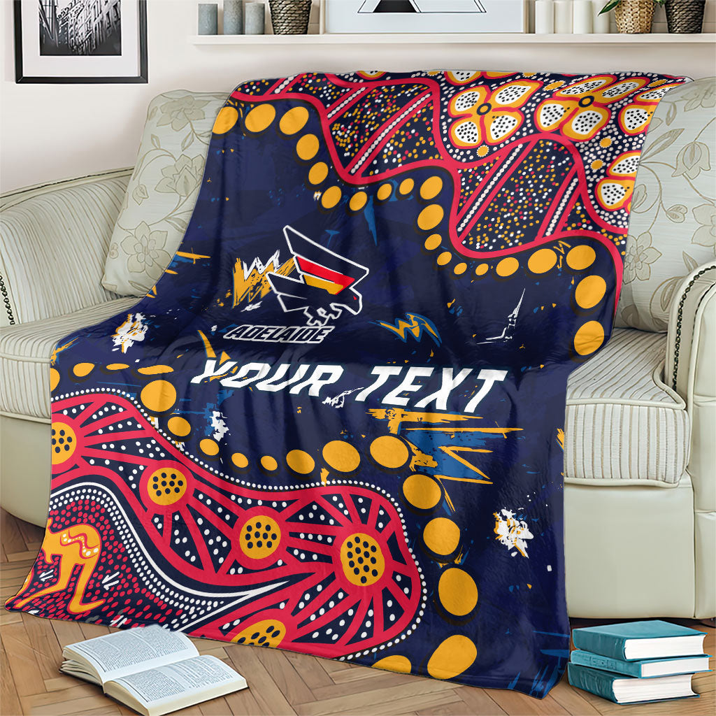 Personalized Adelaide Blanket Aboriginal Pattern with Graffiti Style