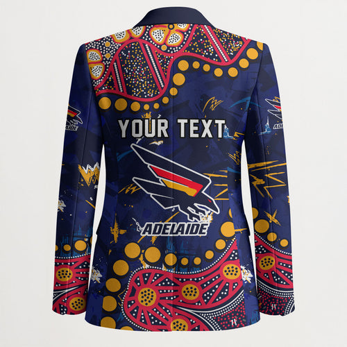 Personalized Adelaide Blazer Aboriginal Pattern with Graffiti Style