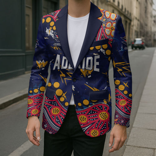 Personalized Adelaide Blazer Aboriginal Pattern with Graffiti Style