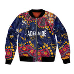 Personalized Adelaide Bomber Jacket Aboriginal Pattern with Graffiti Style