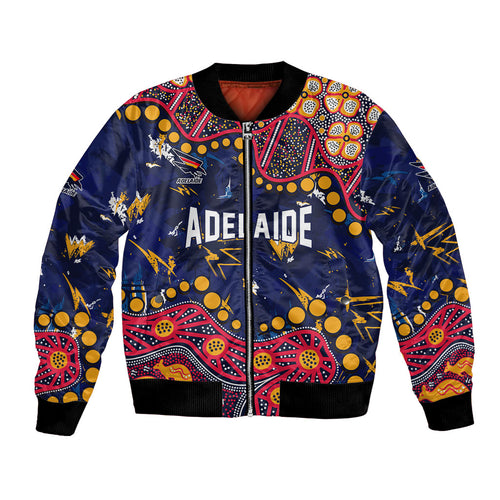 Personalized Adelaide Bomber Jacket Aboriginal Pattern with Graffiti Style