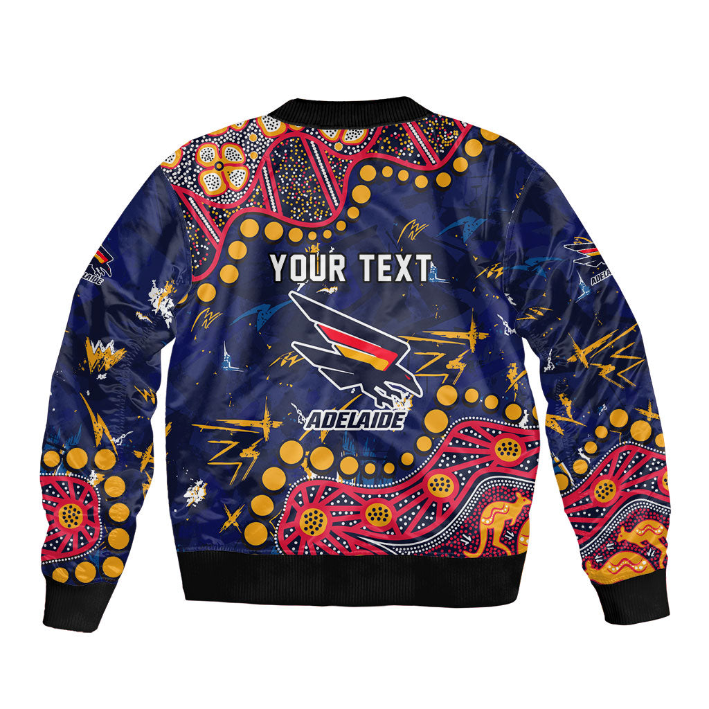 Personalized Adelaide Bomber Jacket Aboriginal Pattern with Graffiti Style