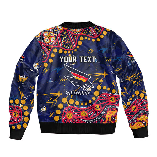 Personalized Adelaide Bomber Jacket Aboriginal Pattern with Graffiti Style