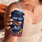 Personalized Adelaide 4 in 1 Can Cooler Tumbler Aboriginal Pattern with Graffiti Style