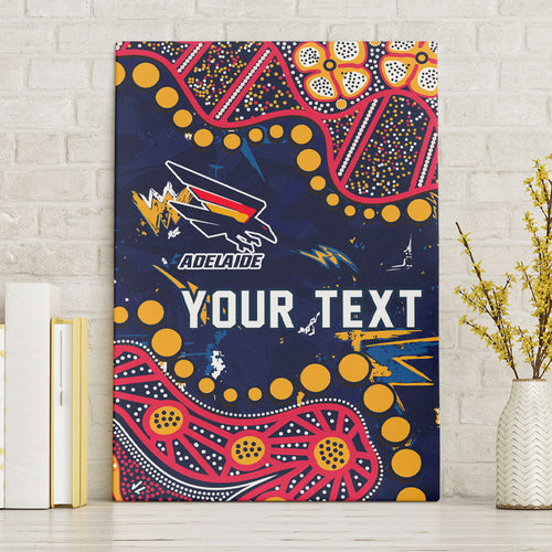 Personalized Adelaide Canvas Wall Art Aboriginal Pattern with Graffiti Style