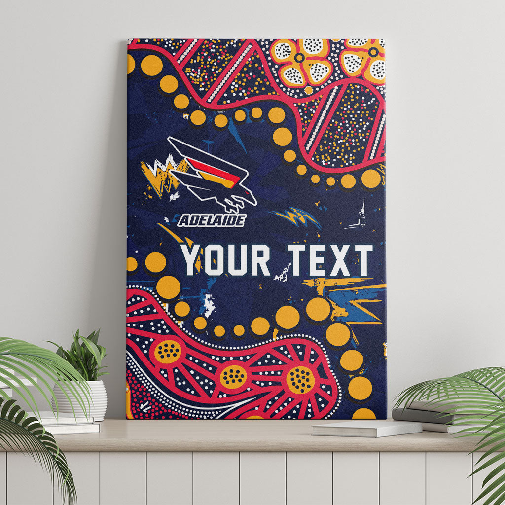 Personalized Adelaide Canvas Wall Art Aboriginal Pattern with Graffiti Style