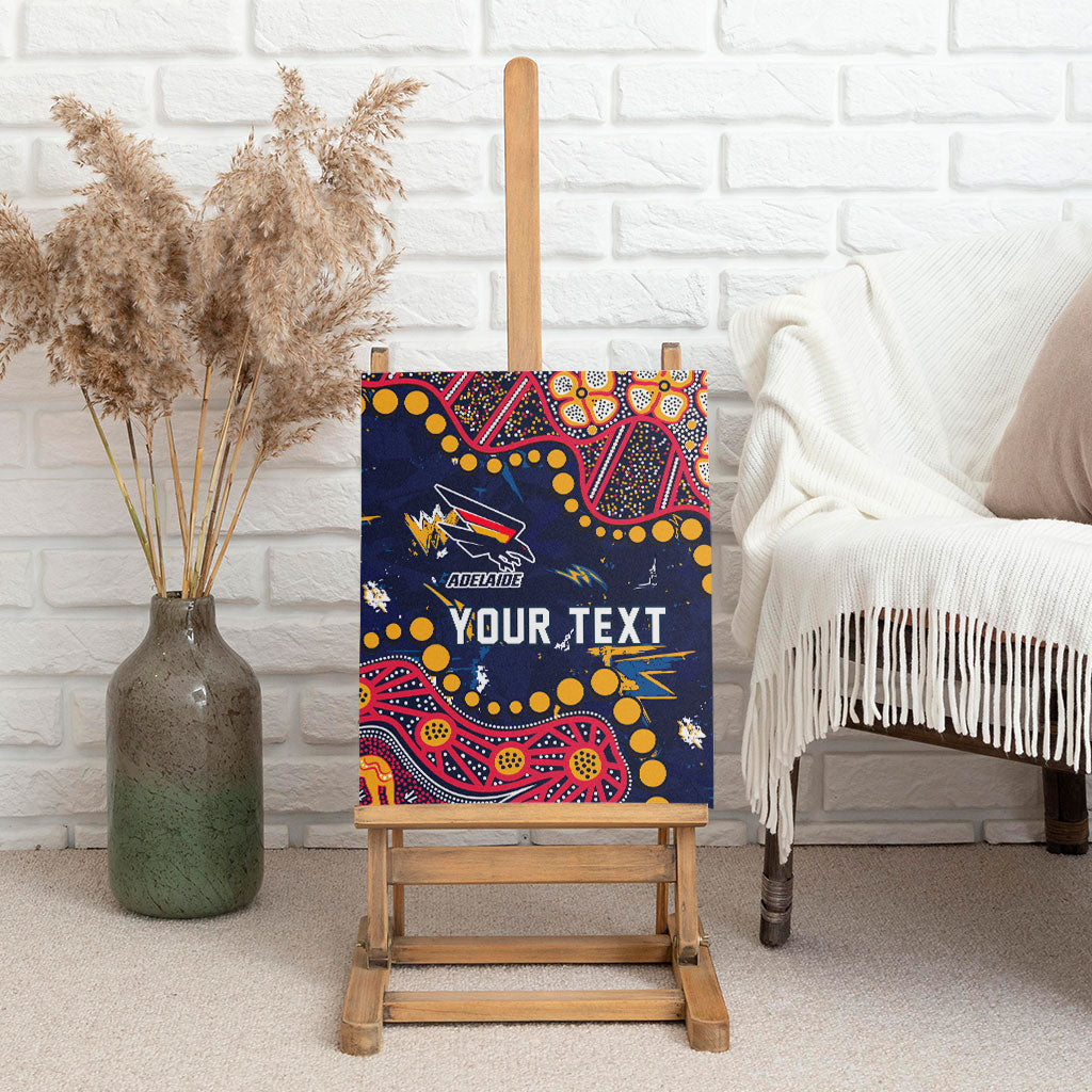 Personalized Adelaide Canvas Wall Art Aboriginal Pattern with Graffiti Style