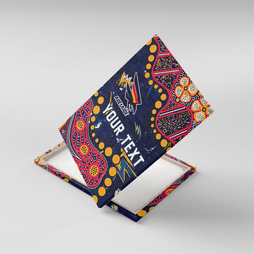 Personalized Adelaide Canvas Wall Art Aboriginal Pattern with Graffiti Style