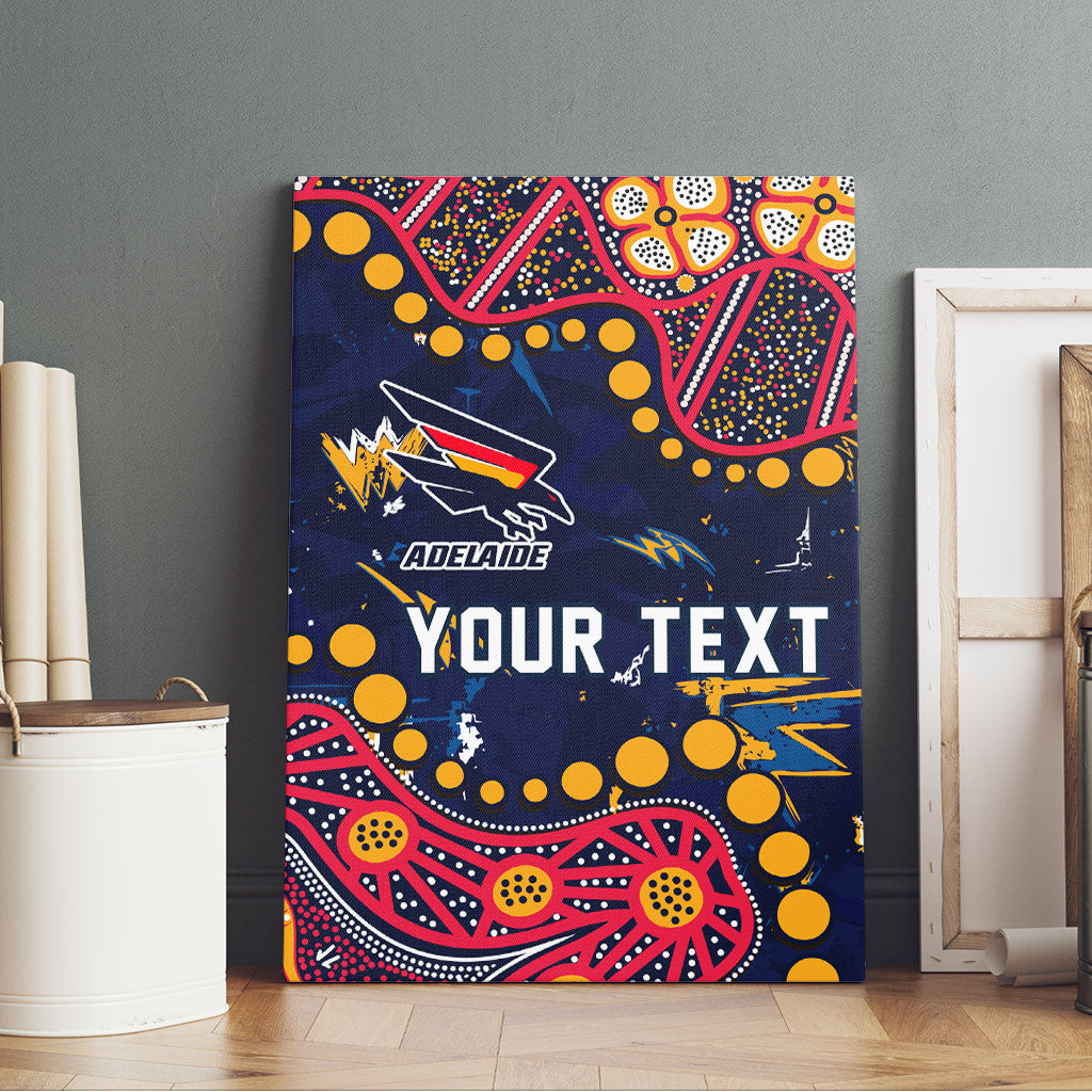 Personalized Adelaide Canvas Wall Art Aboriginal Pattern with Graffiti Style