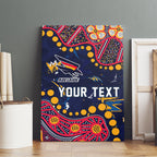 Personalized Adelaide Canvas Wall Art Aboriginal Pattern with Graffiti Style