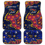 Personalized Adelaide Car Mats Aboriginal Pattern with Graffiti Style