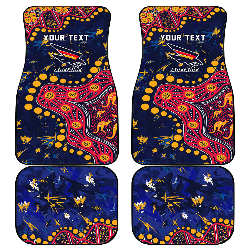Personalized Adelaide Car Mats Aboriginal Pattern with Graffiti Style