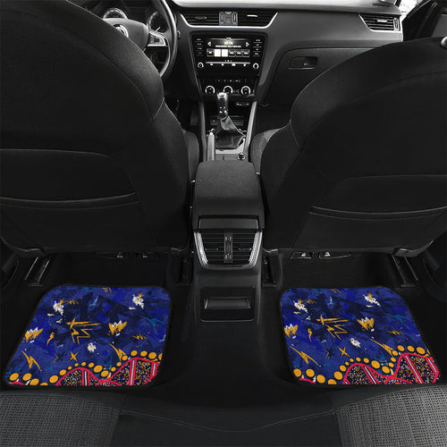 Personalized Adelaide Car Mats Aboriginal Pattern with Graffiti Style