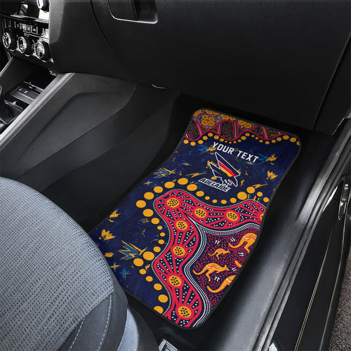 Personalized Adelaide Car Mats Aboriginal Pattern with Graffiti Style