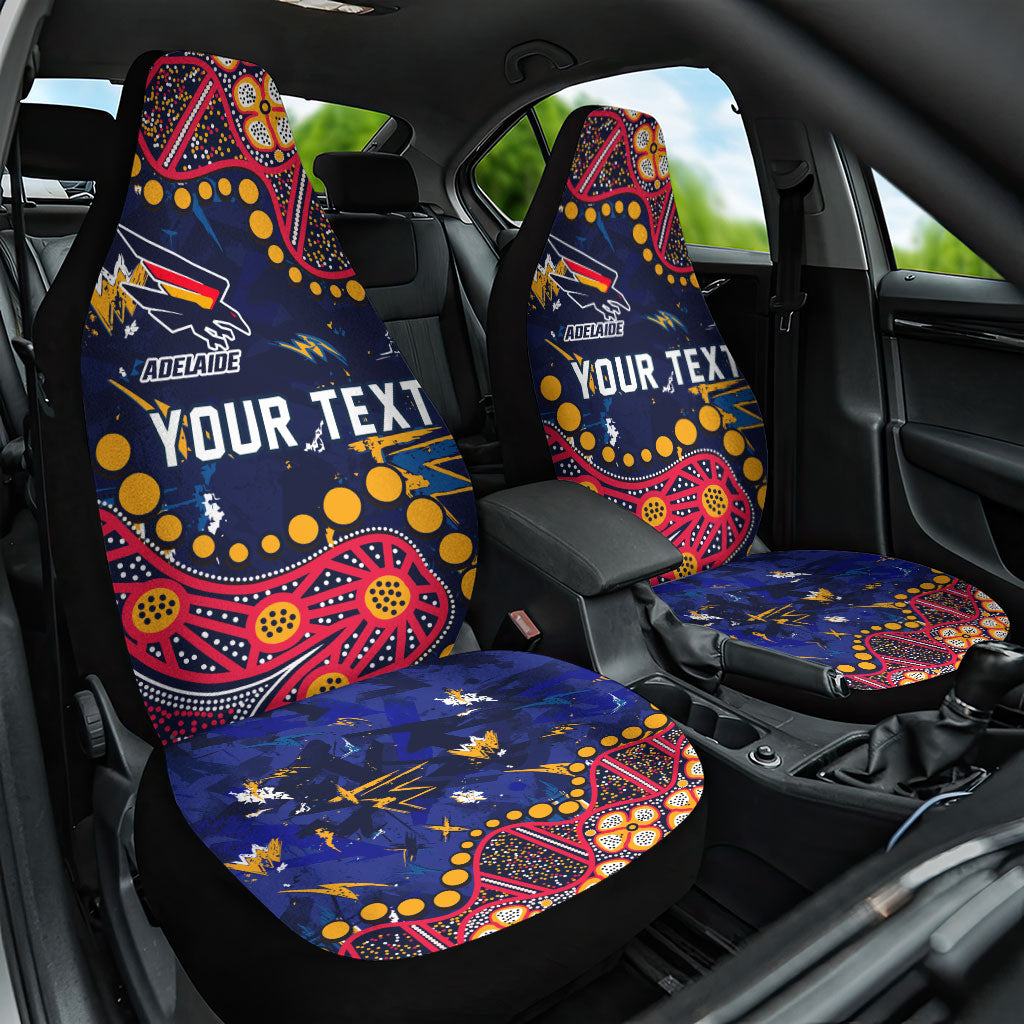 Personalized Adelaide Car Seat Cover Aboriginal Pattern with Graffiti Style