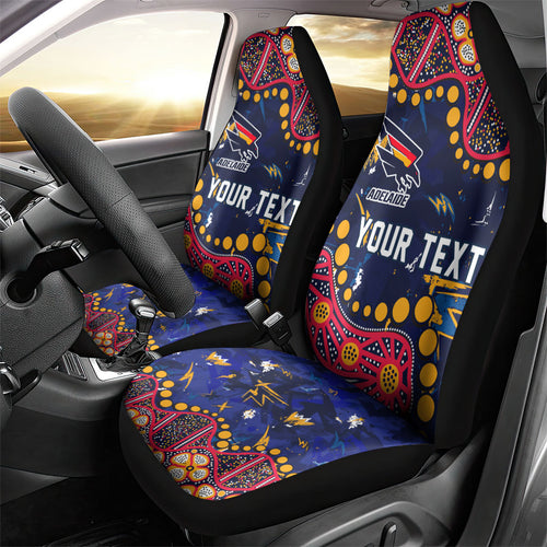 Personalized Adelaide Car Seat Cover Aboriginal Pattern with Graffiti Style