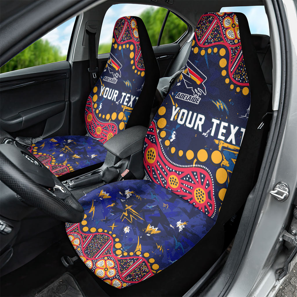 Personalized Adelaide Car Seat Cover Aboriginal Pattern with Graffiti Style